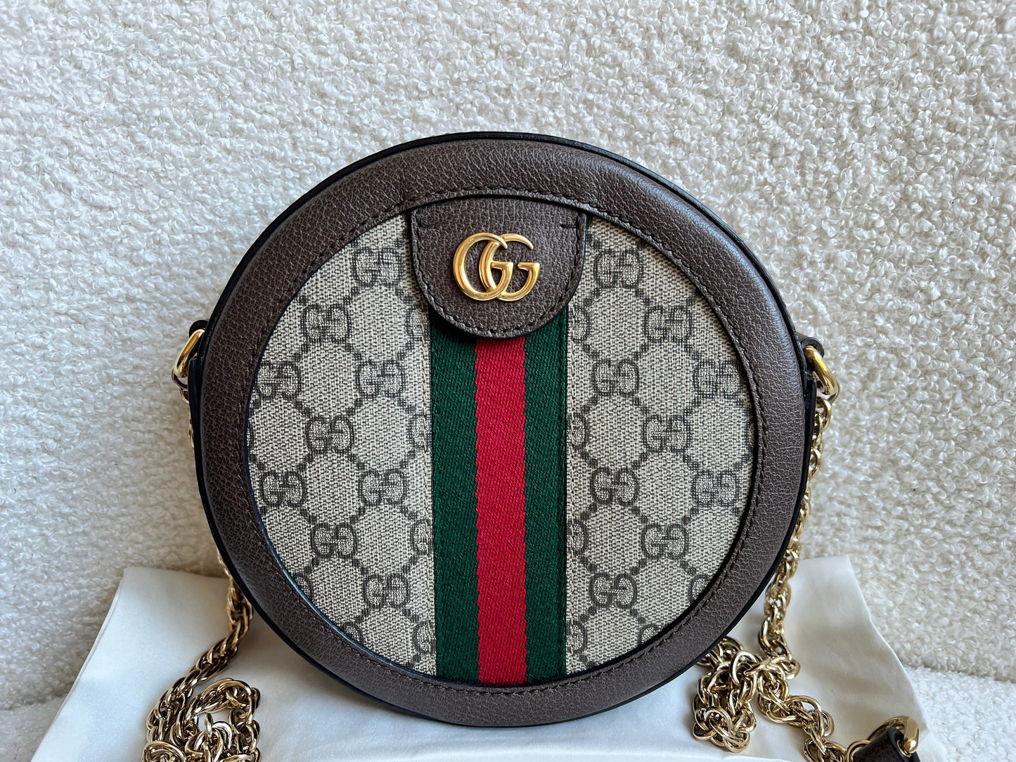 Gucci GG Ophidia Mini GG Round Shoulder Bag (RRP £1,270)
