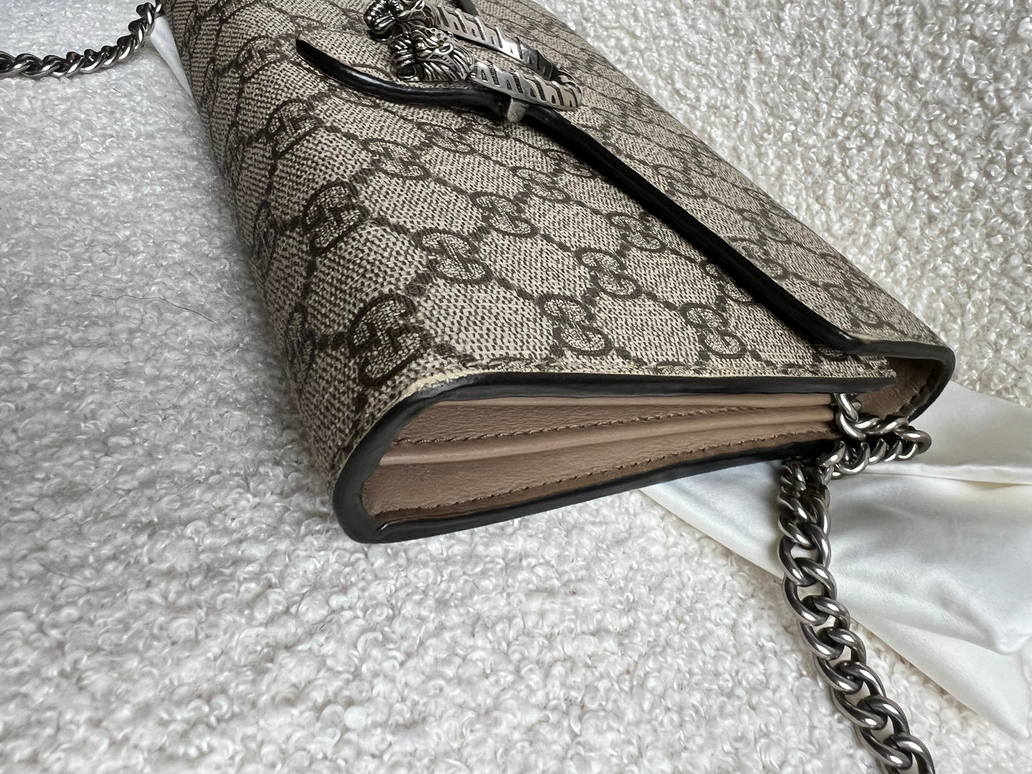 Gucci Dionysus GG Supreme Chain Wallet (RRP £1250)