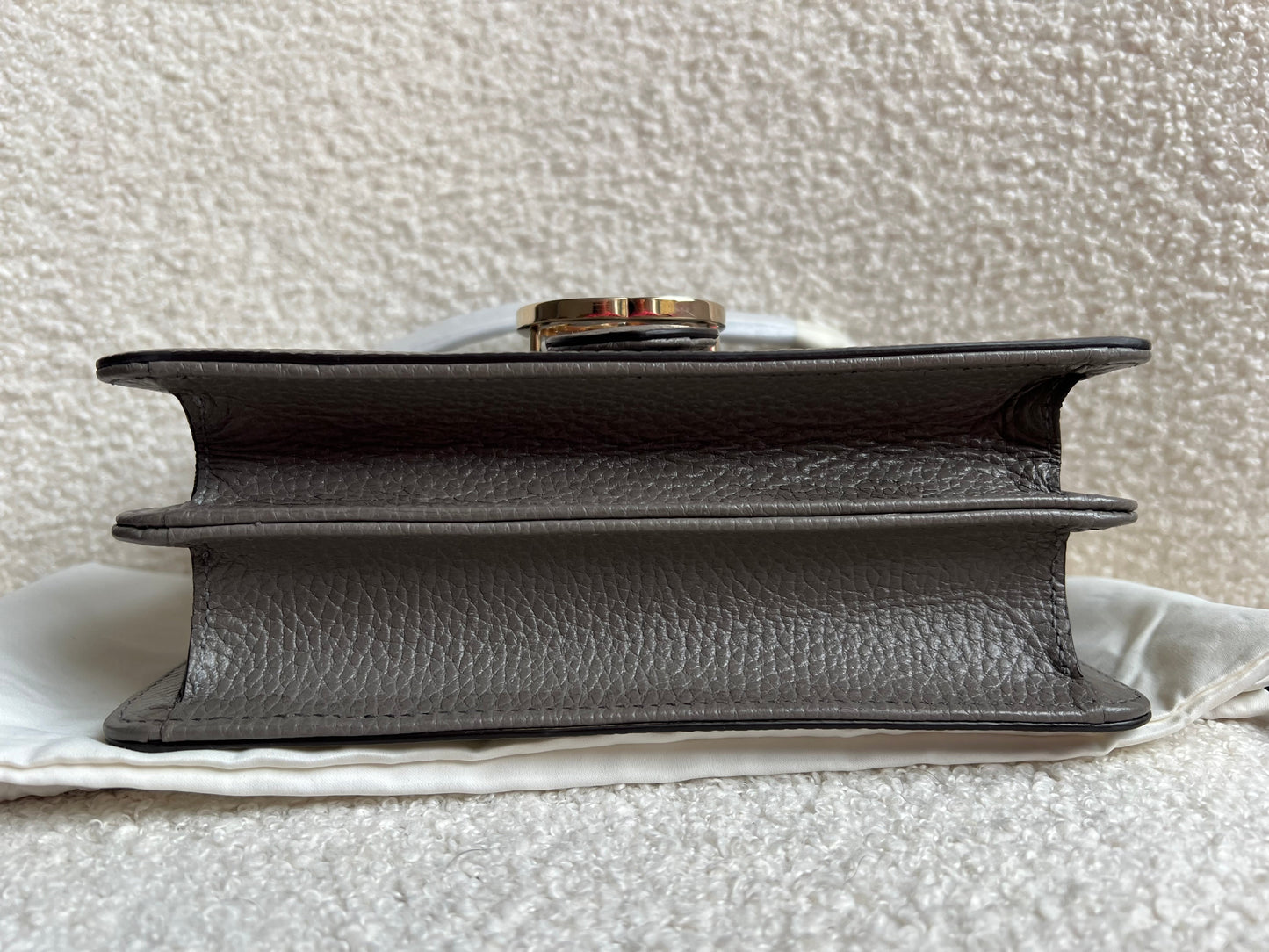 Gucci Interlocking GG Grey Small Shoulder Bag