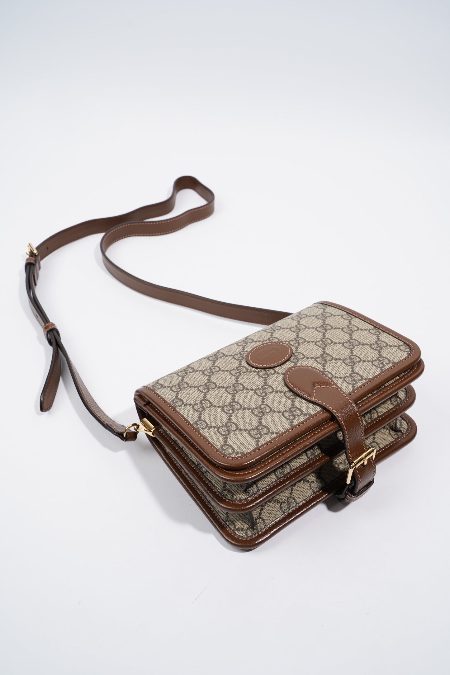 Gucci Mini Interlocking G GG Supreme Coated Canvas