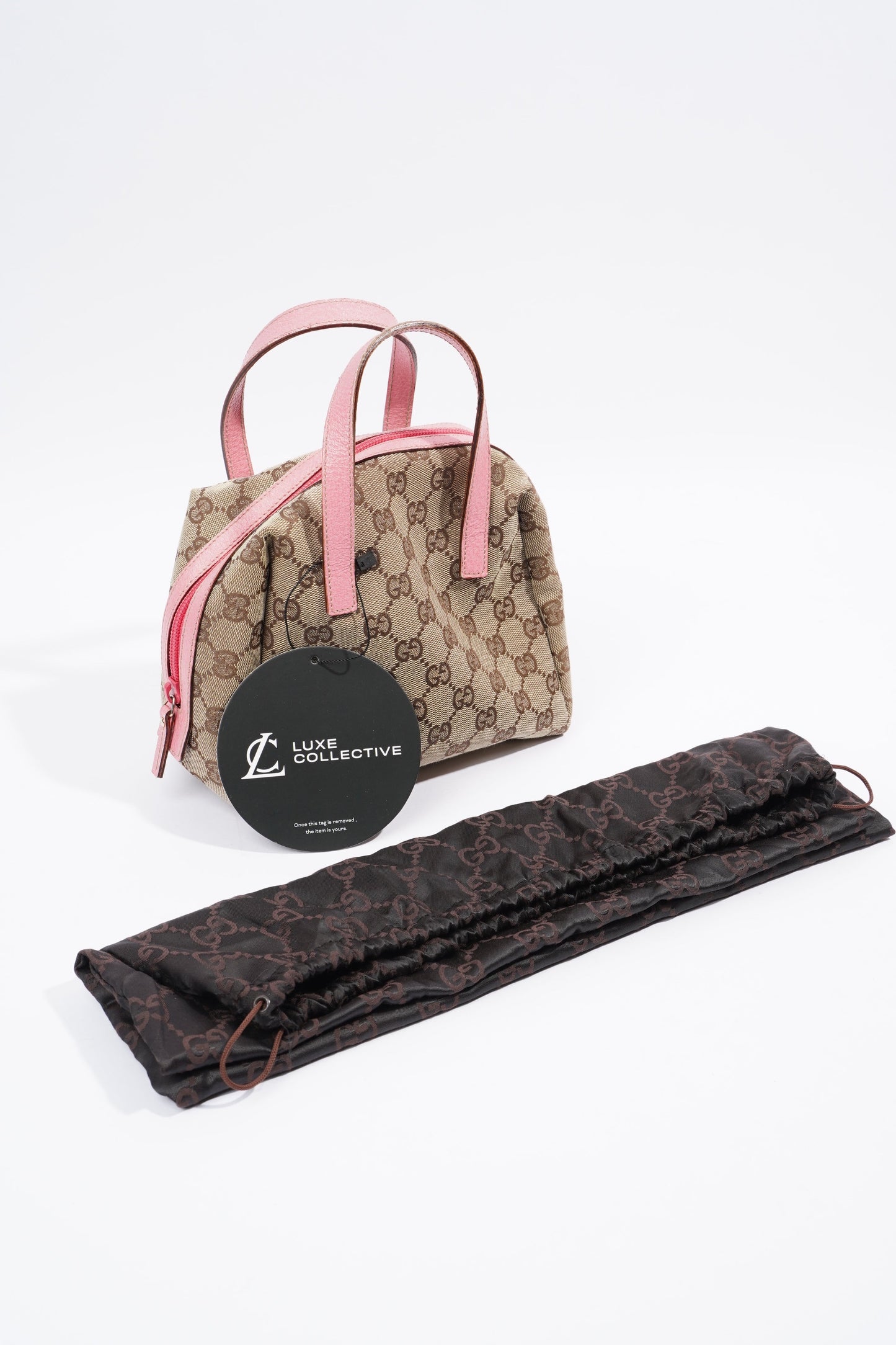 Gucci Mini Handbag Supreme / Pink Canvas