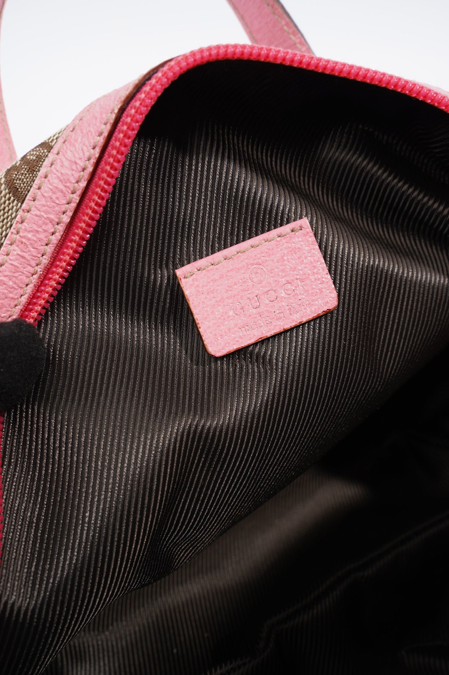 Gucci Mini Handbag Supreme / Pink Canvas
