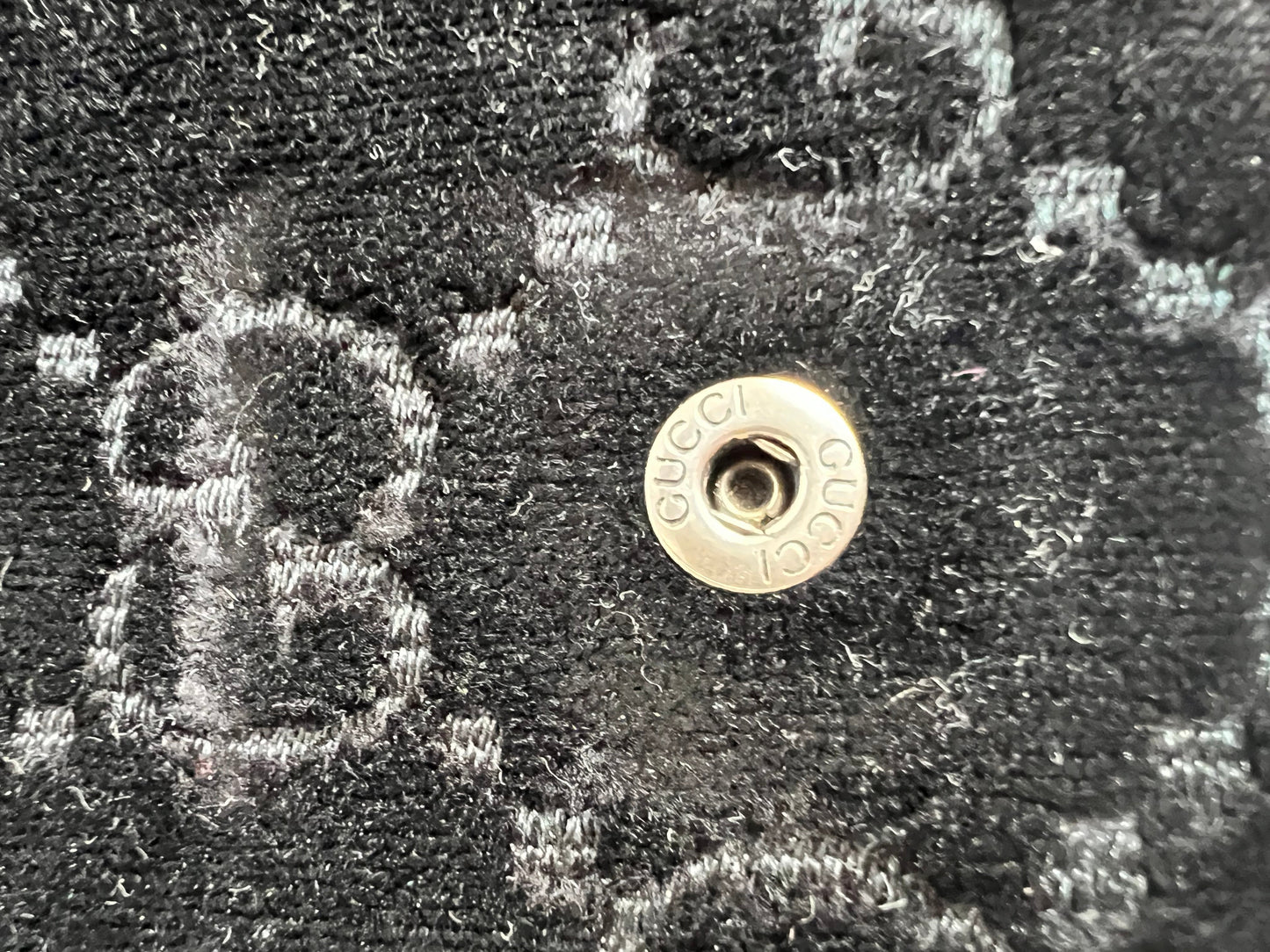 Gucci Black Velvet Dionysus Mini Chain Bag