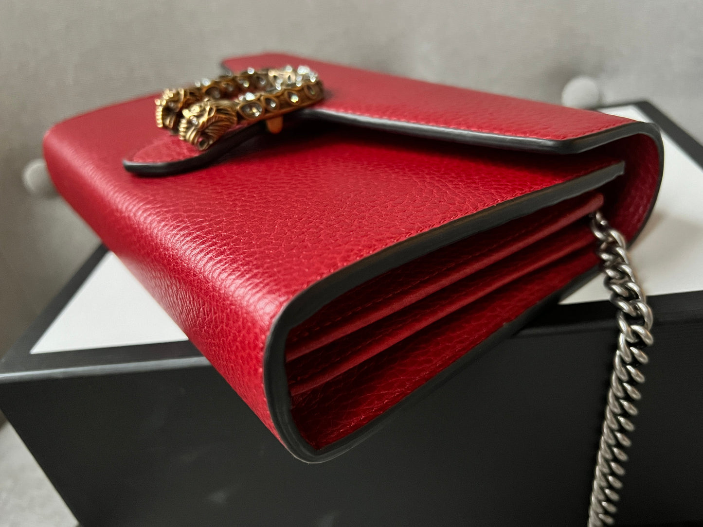 Gucci Dionysus Red Mini Chain Bag (RRP £1340)