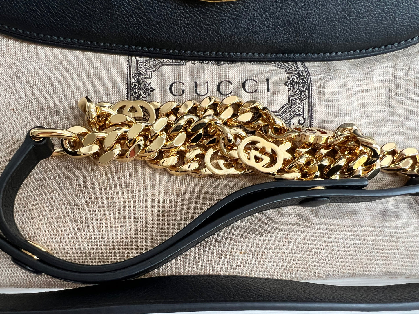 Gucci Black Blondie Shoulder Bag (RRP £2340)