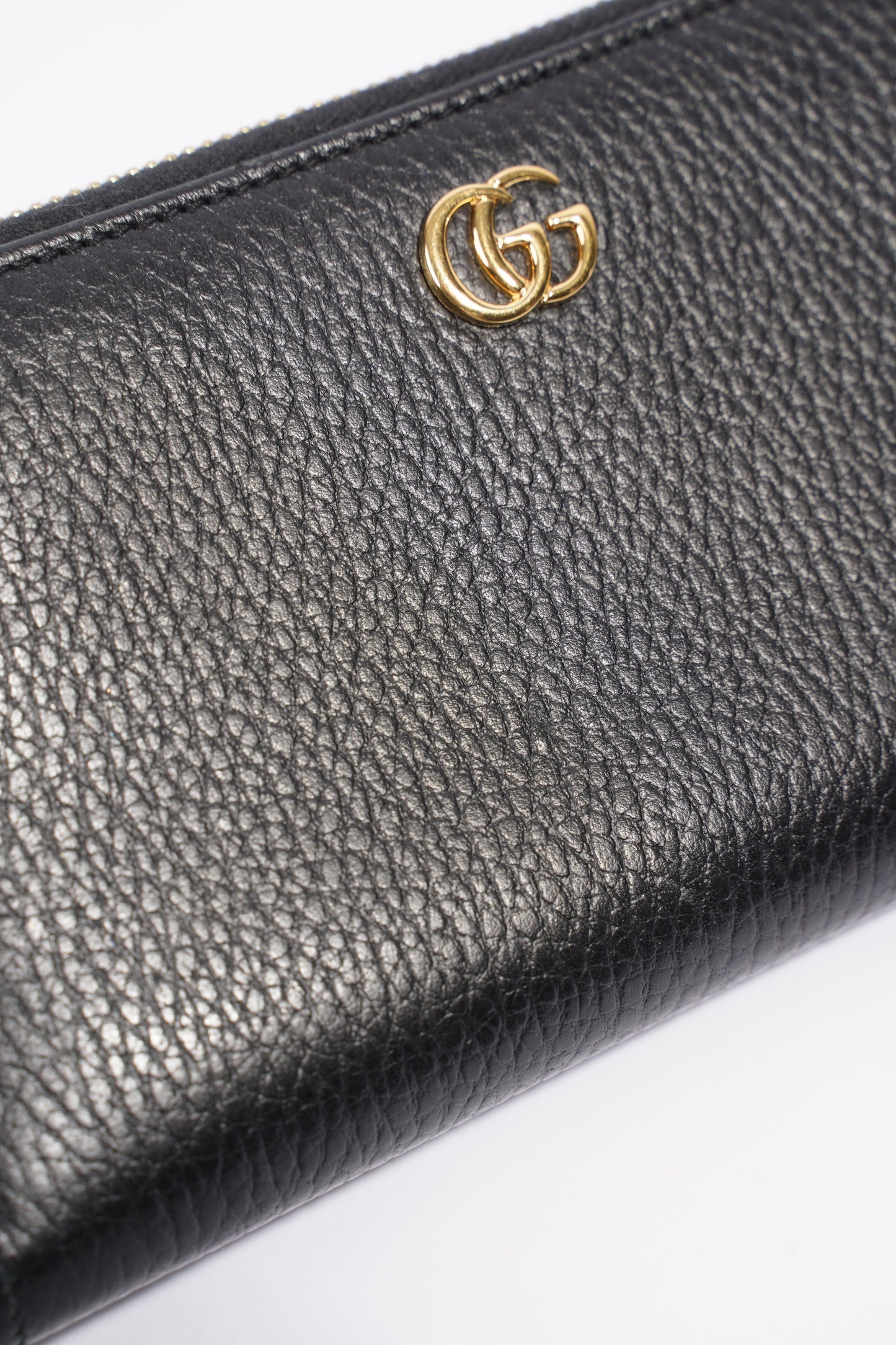 Gucci Zip Around Wallet Black Leather