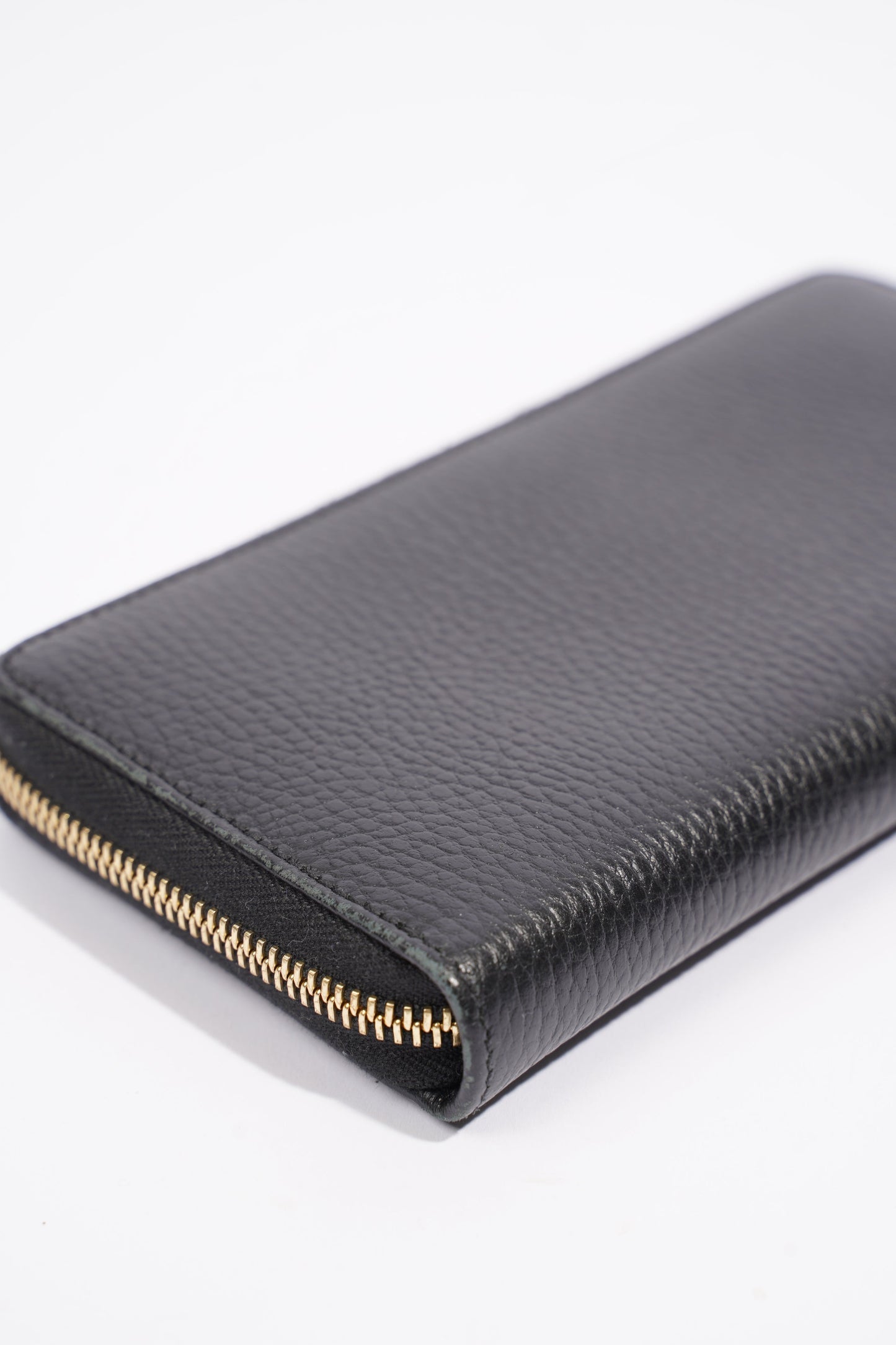 Gucci Zip Around Wallet Black Leather
