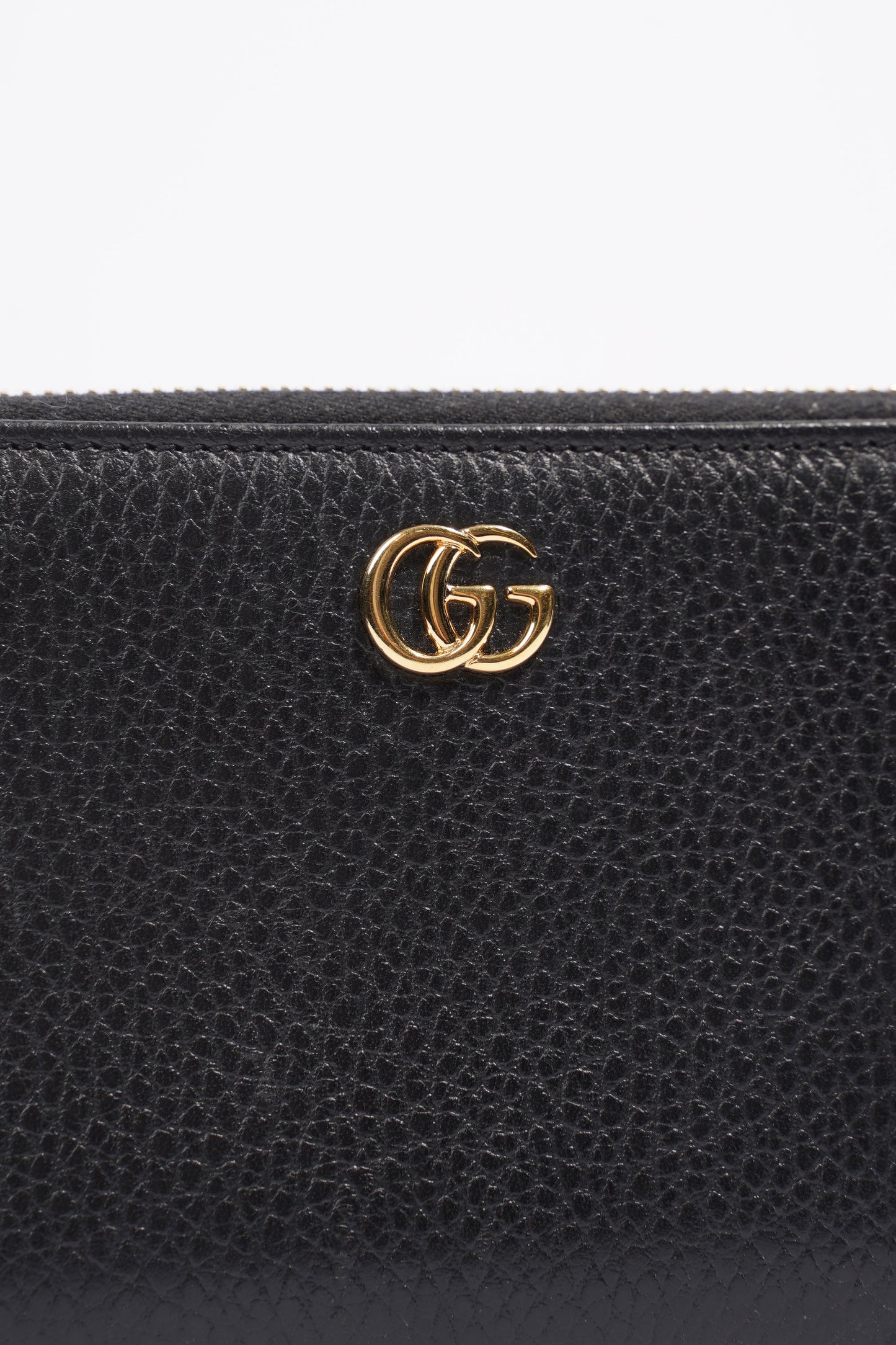 Gucci Zip Around Wallet Black Leather