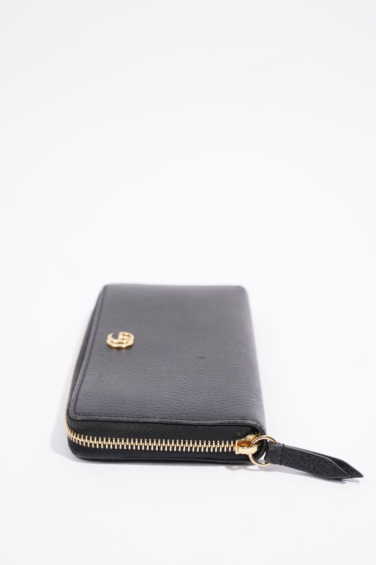 Gucci Zip Around Wallet Black Leather