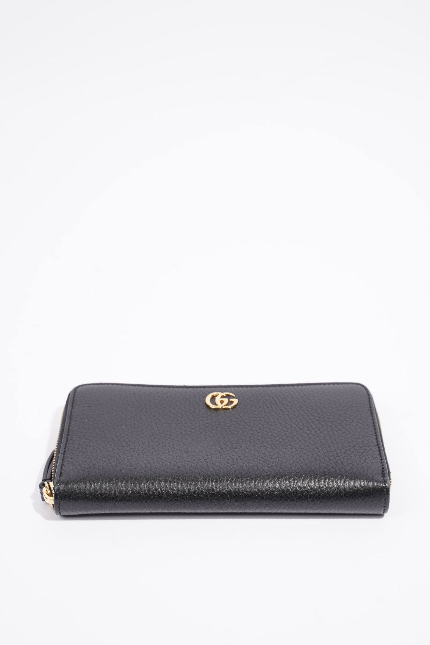 Gucci Zip Around Wallet Black Leather