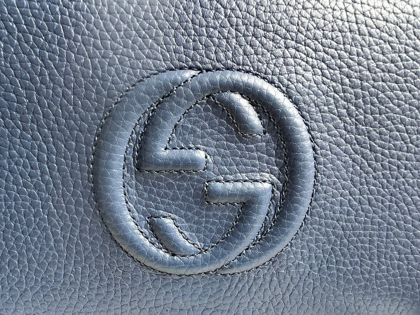 Gucci Blue Soho Chain Wallet