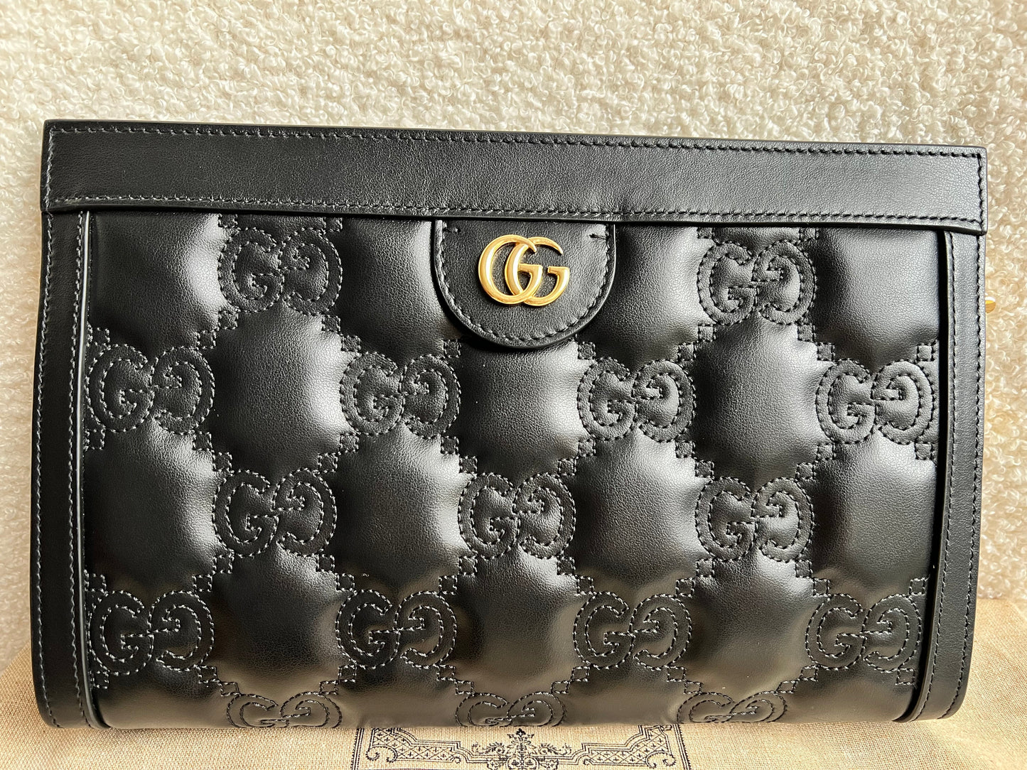 Gucci GG Matelasse Black Shoulder Bag (RRP £2230)