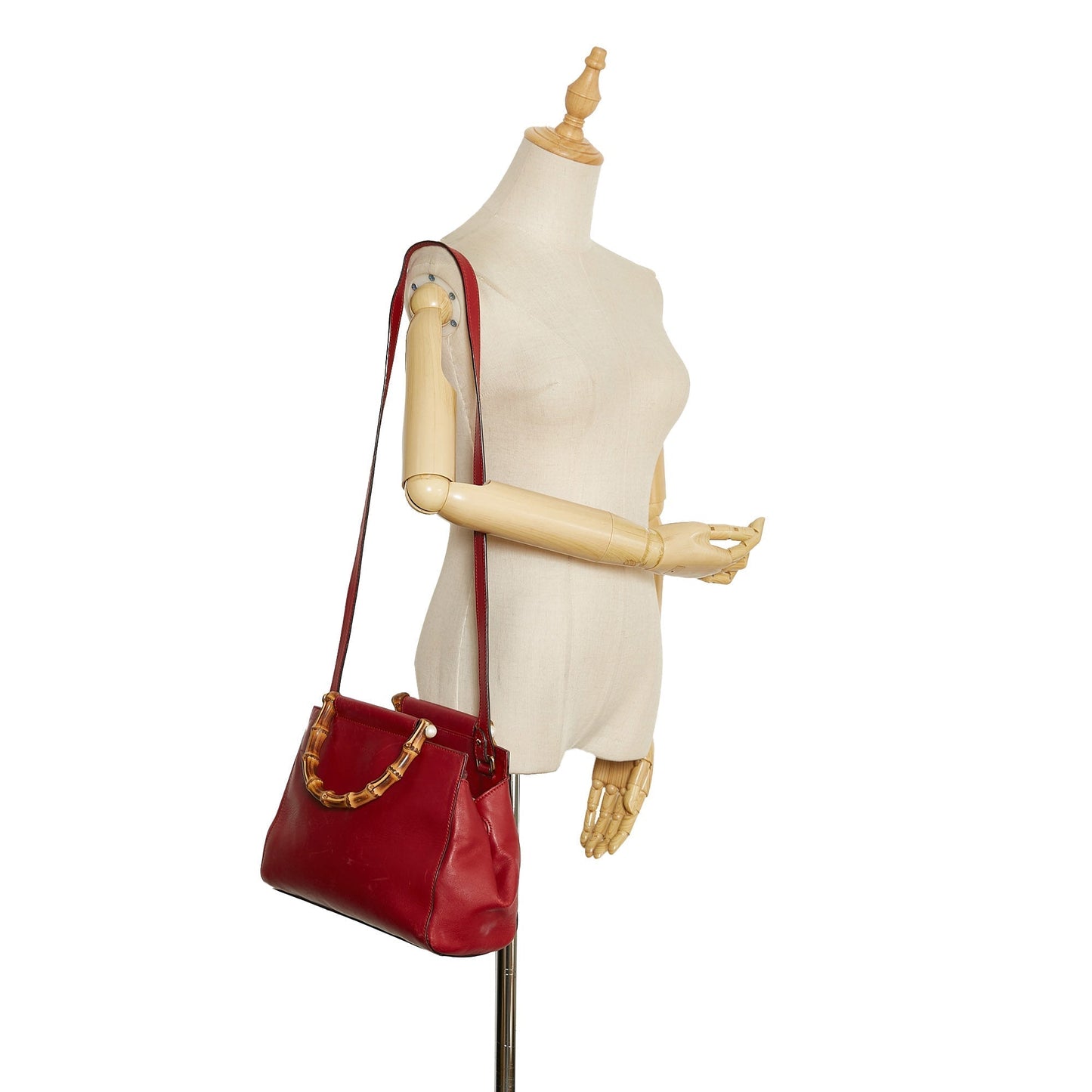 Gucci Bamboo Nymphaea Satchel