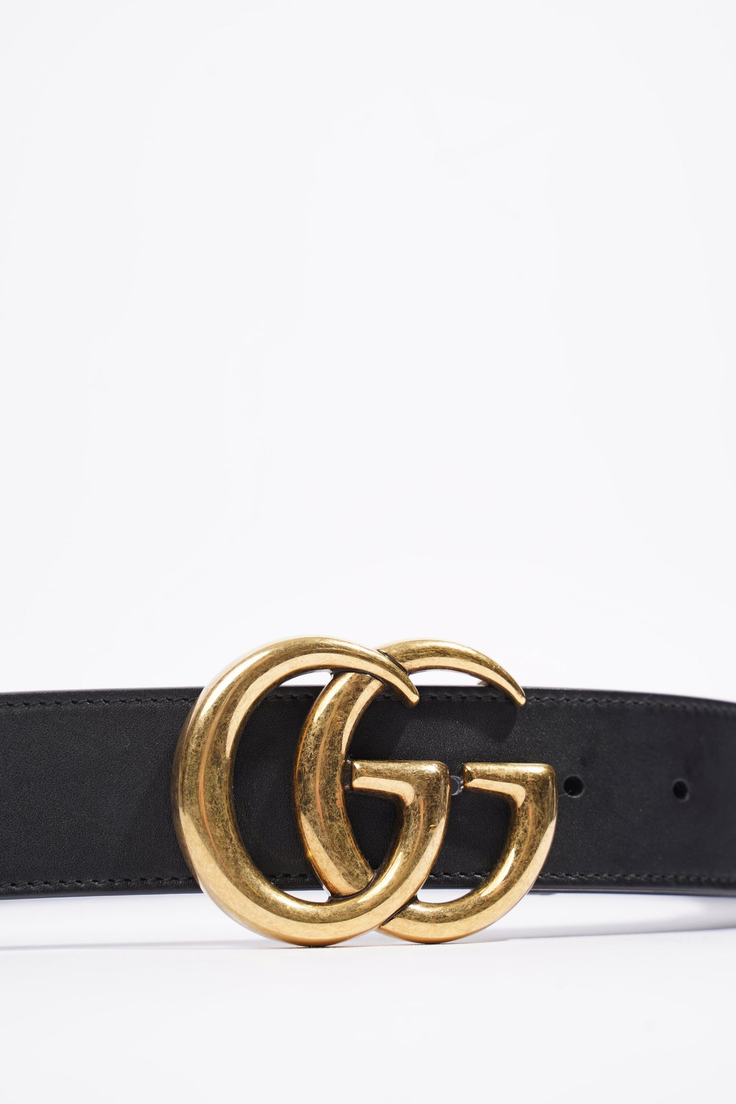 Gucci GG Marmont Belt Black Leather 85cm 34''