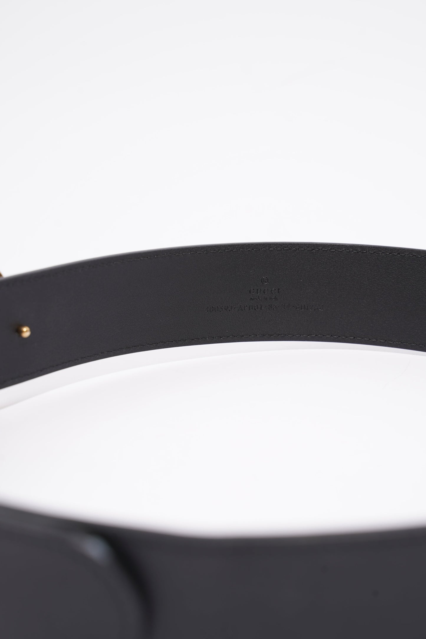 Gucci GG Marmont Belt Black Leather 85cm 34''