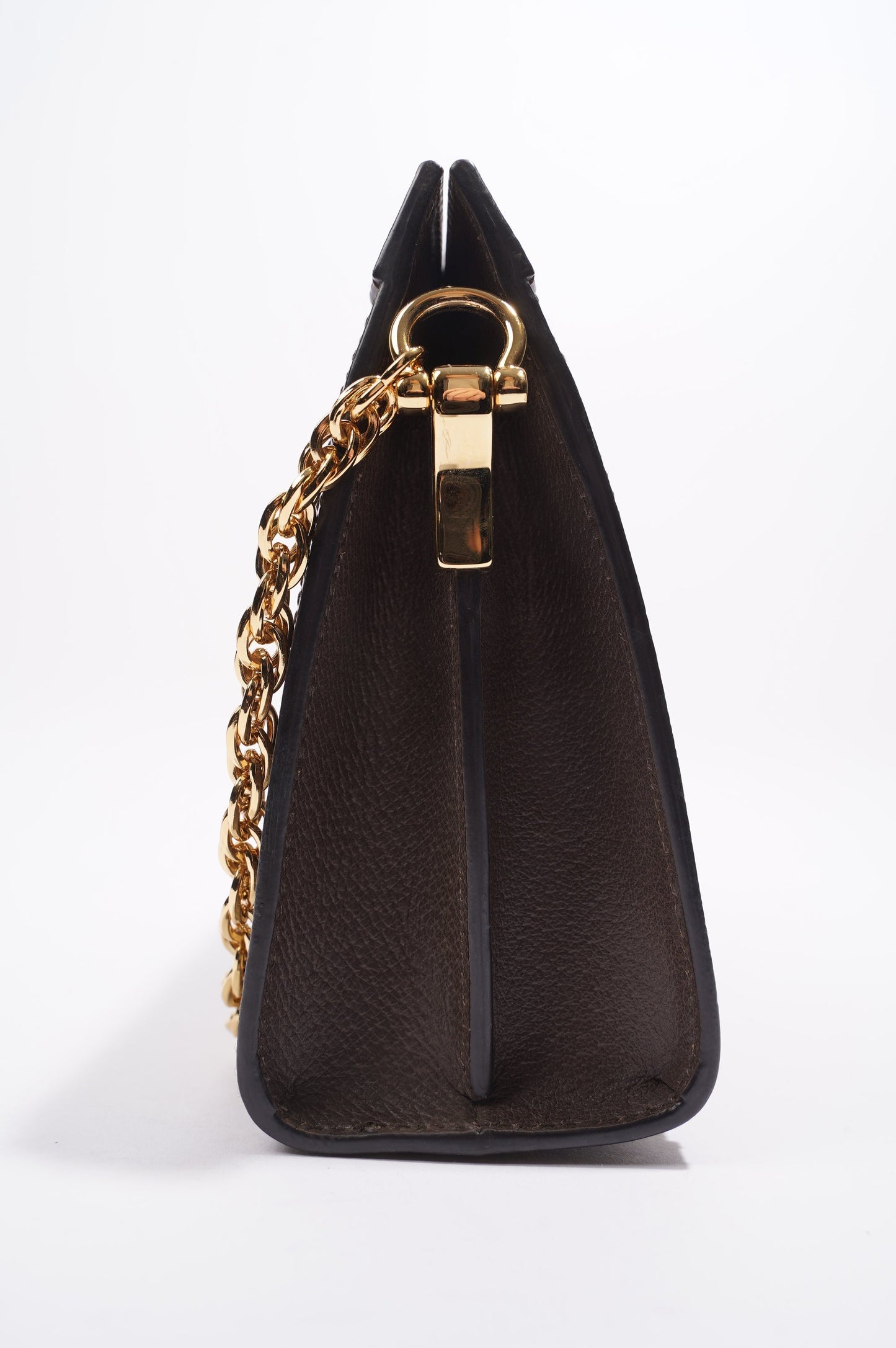 Gucci Ophidia GG Chain Shoulder Bag Supreme / Green / Red Coated Canvas Small