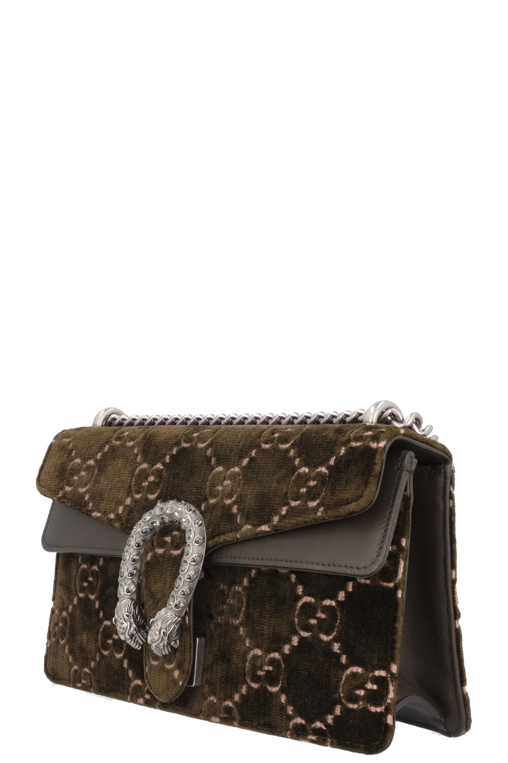 GUCCI Small Dionysus Bag Velvet Green