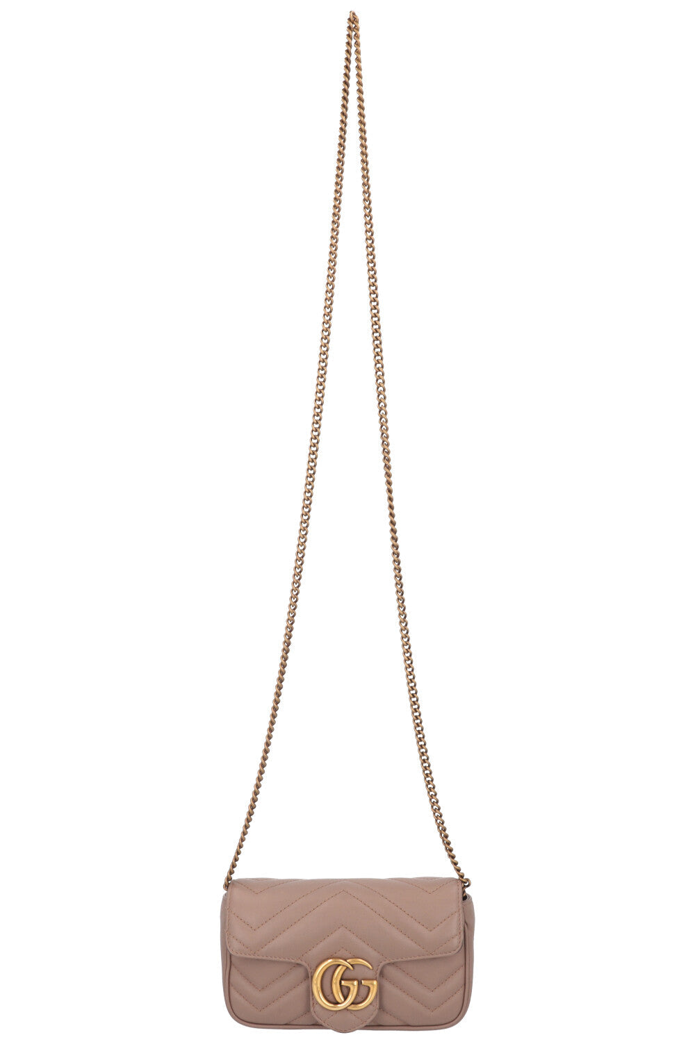 GUCCI Marmont Mini Crossbody Bag Dusty Rose
