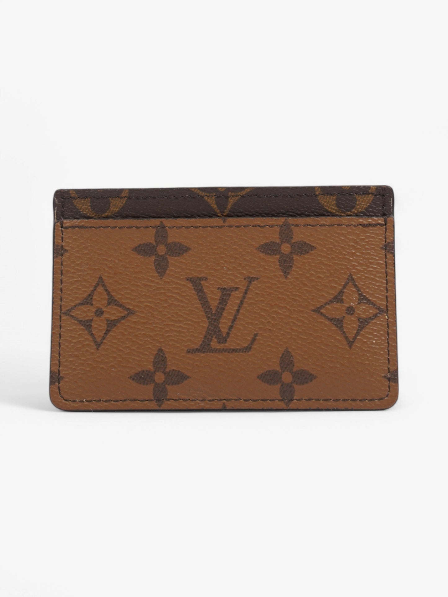 Louis Vuitton Card holder Brown / Monogram Coated Canvas