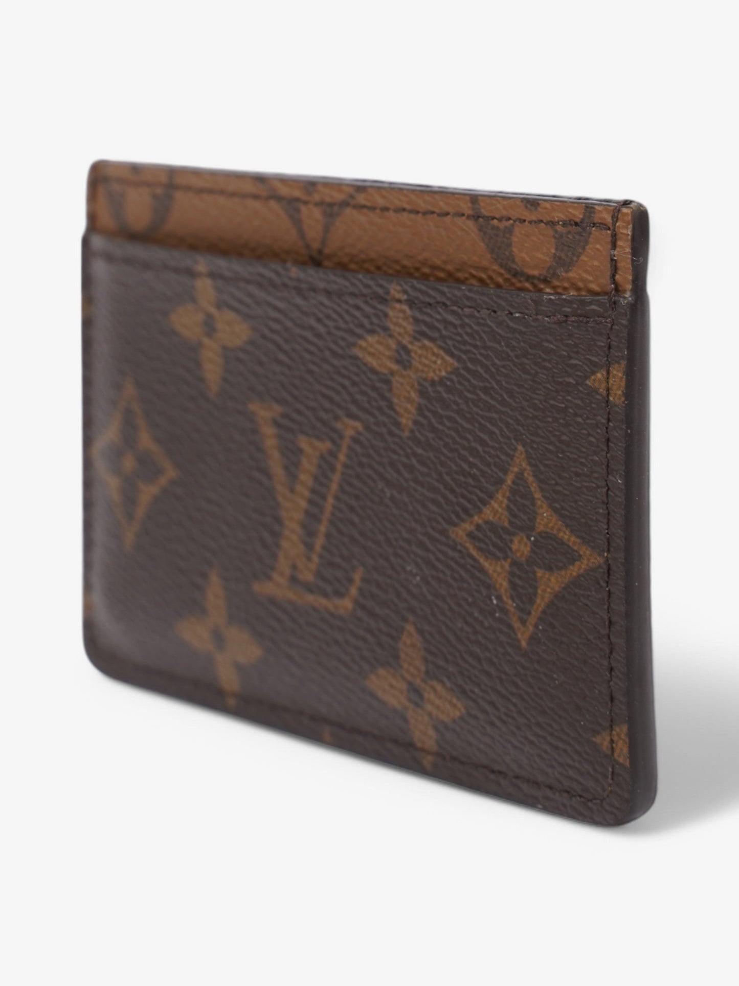 Louis Vuitton Card holder Brown / Monogram Coated Canvas