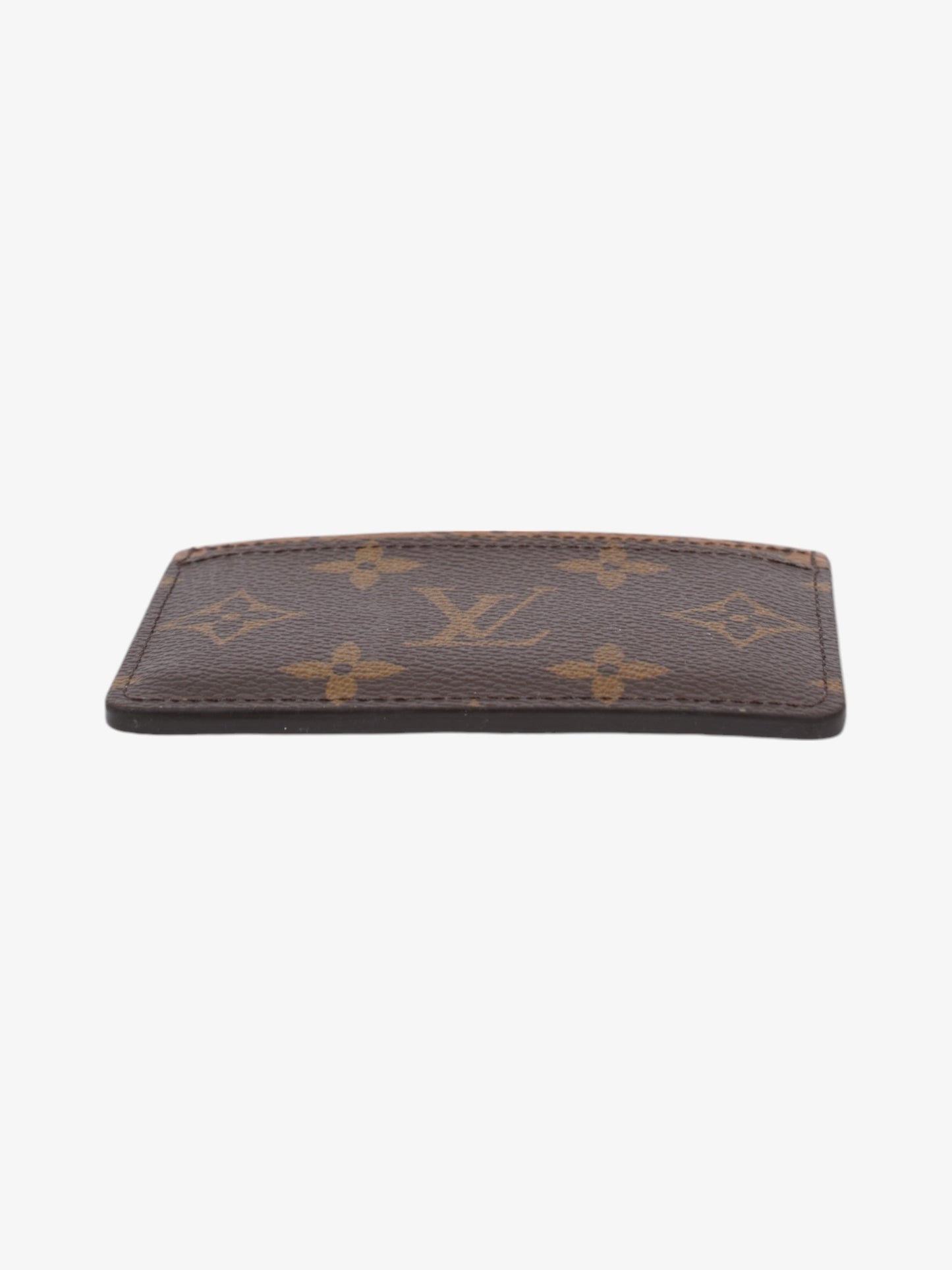 Louis Vuitton Card holder Brown / Monogram Coated Canvas