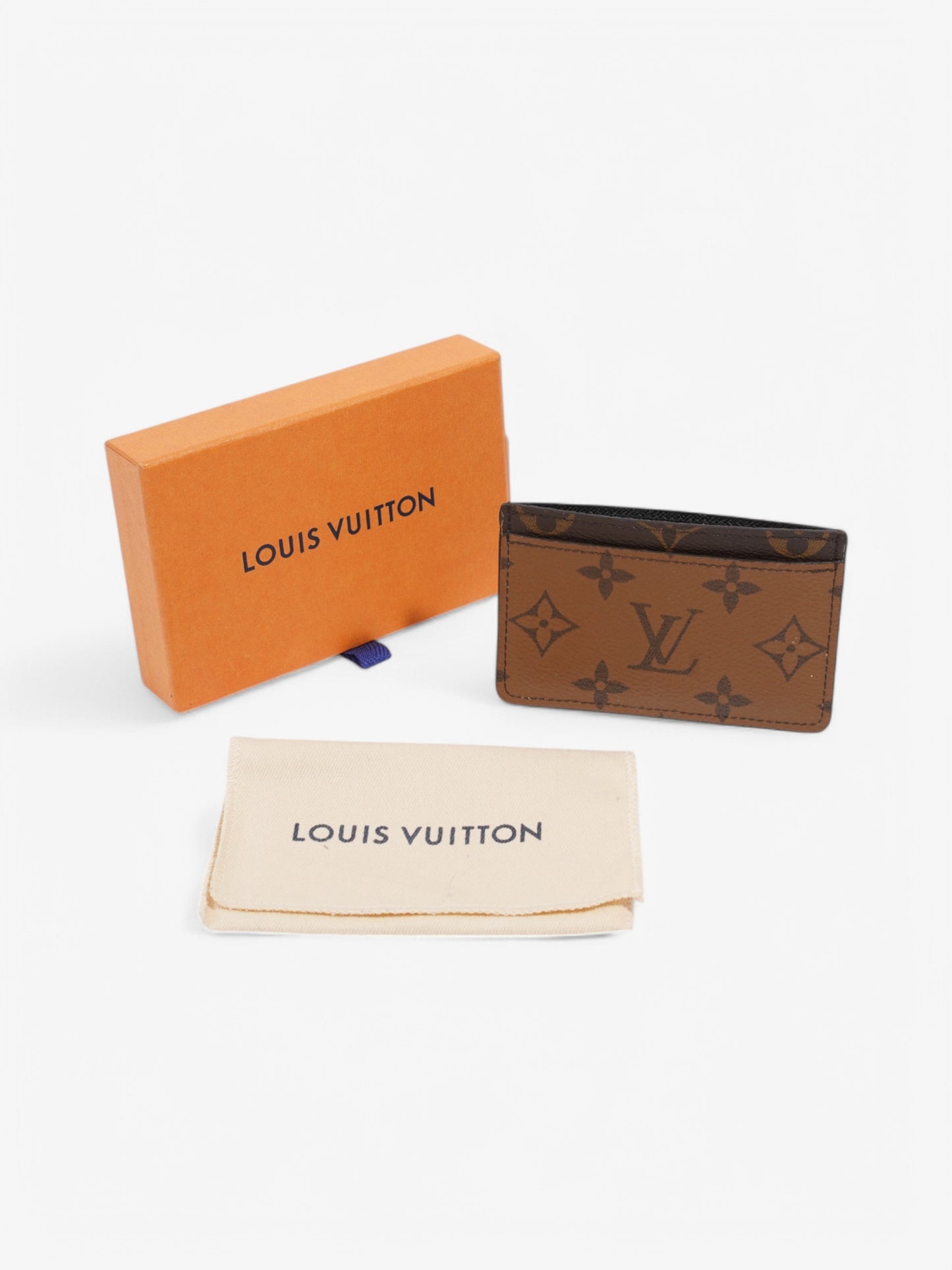 Louis Vuitton Card holder Brown / Monogram Coated Canvas