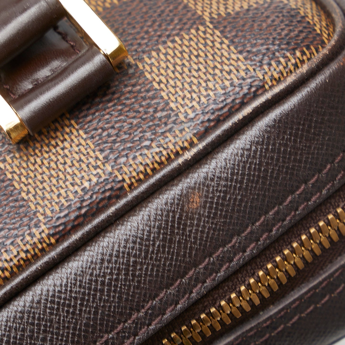 LOUIS VUITTON Damier Ebene Brera Handbag