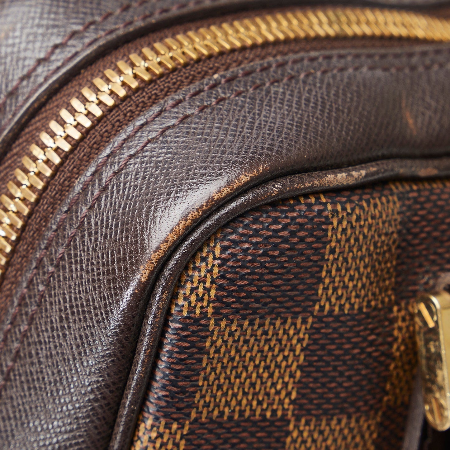 LOUIS VUITTON Damier Ebene Brera Handbag