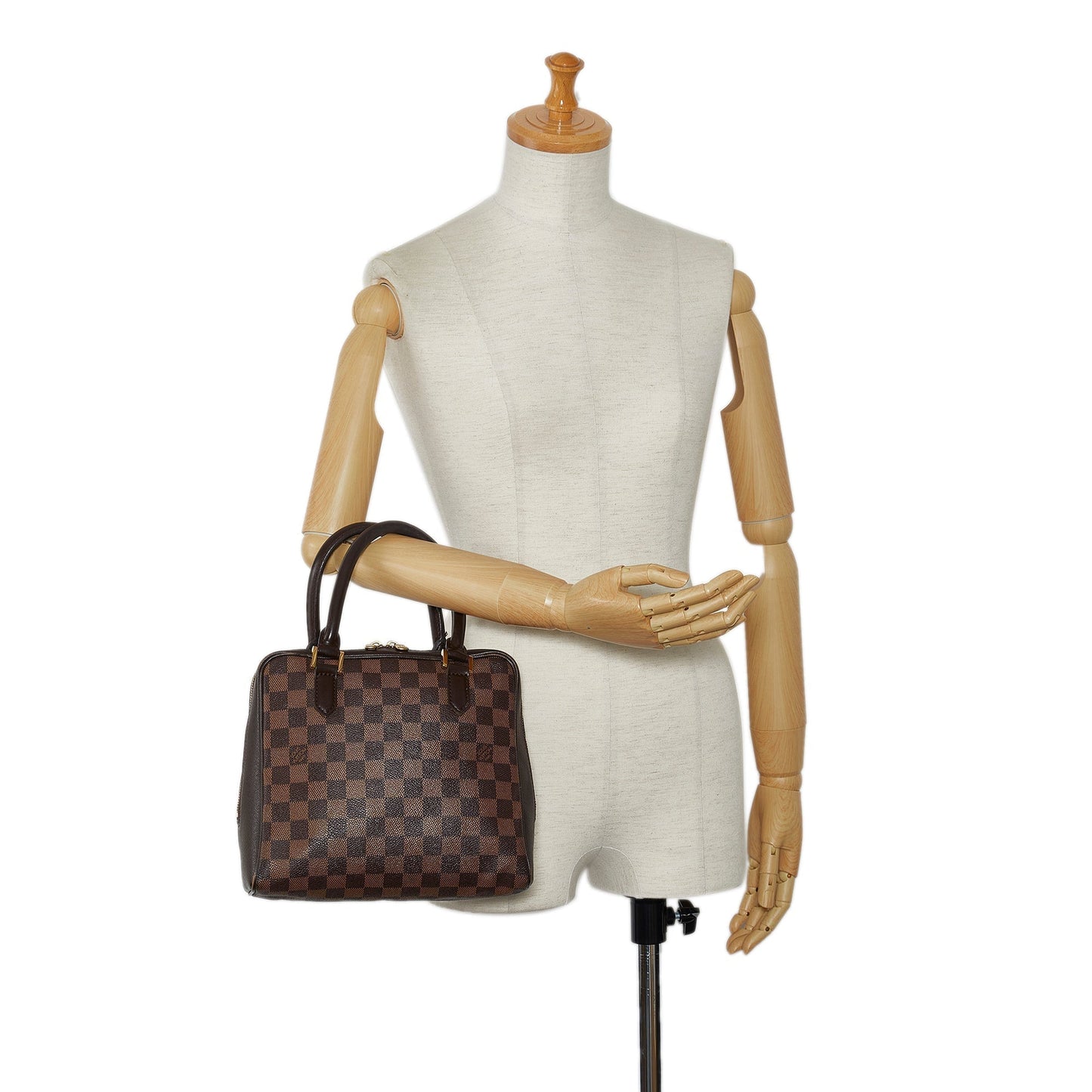LOUIS VUITTON Damier Ebene Brera Handbag