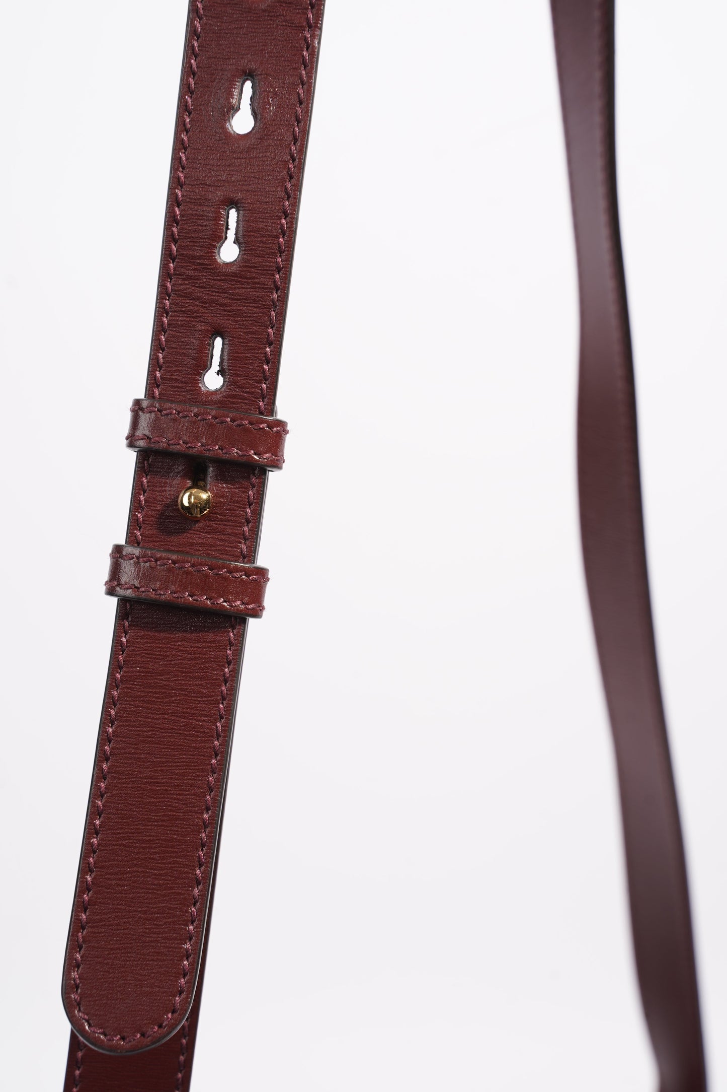 Gucci GG Shoulder Bag Burgundy Canvas