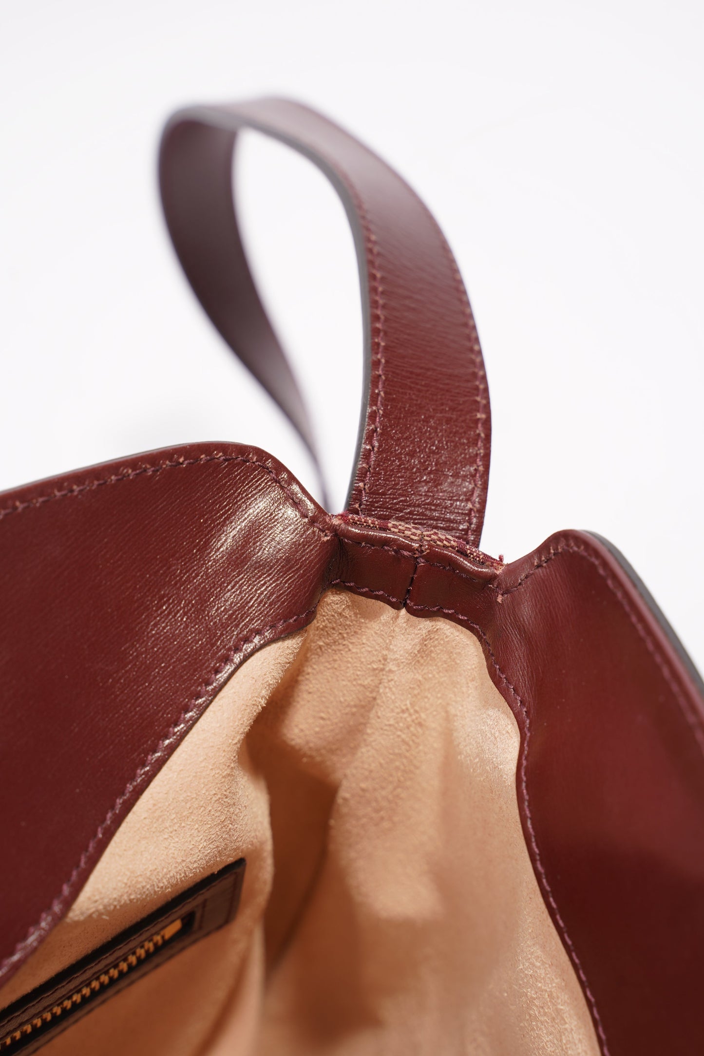 Gucci GG Shoulder Bag Burgundy Canvas