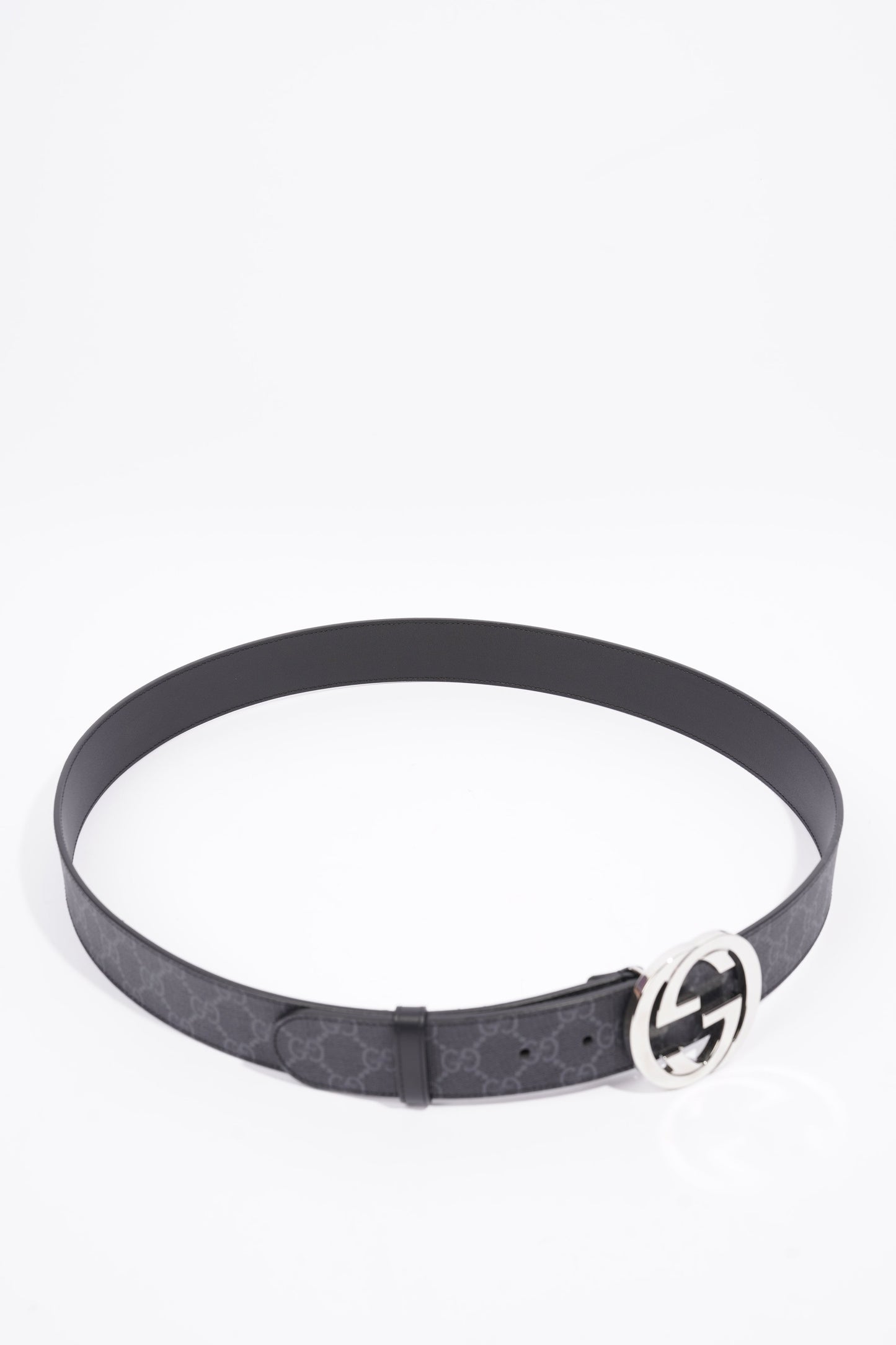 Gucci GG Belt Black GG Supreme Coated Canvas 115cm 46"