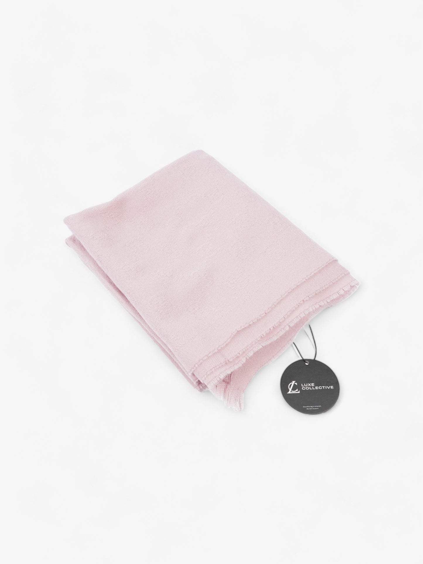 Gucci GG Scarf Pink Wool