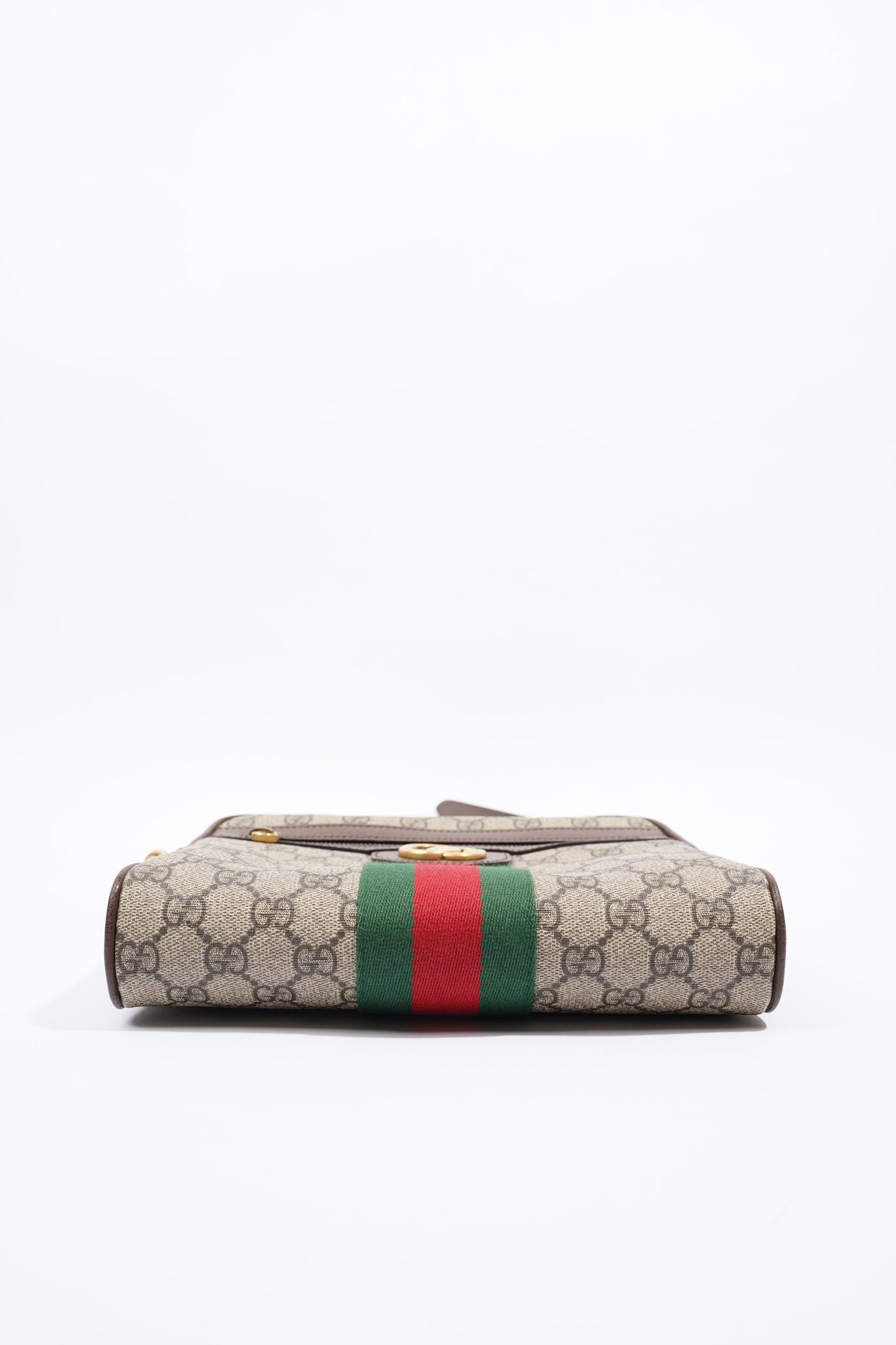 Gucci Ophidia GG Small Messenger Supreme / Green / Red Coated Canvas