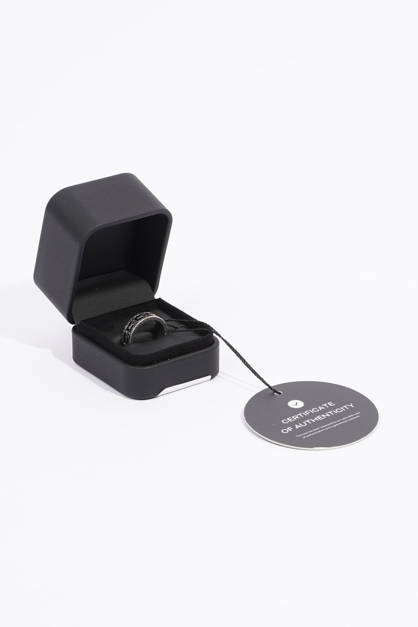 Gucci Ring With Square G Silver Silver Sterling 16