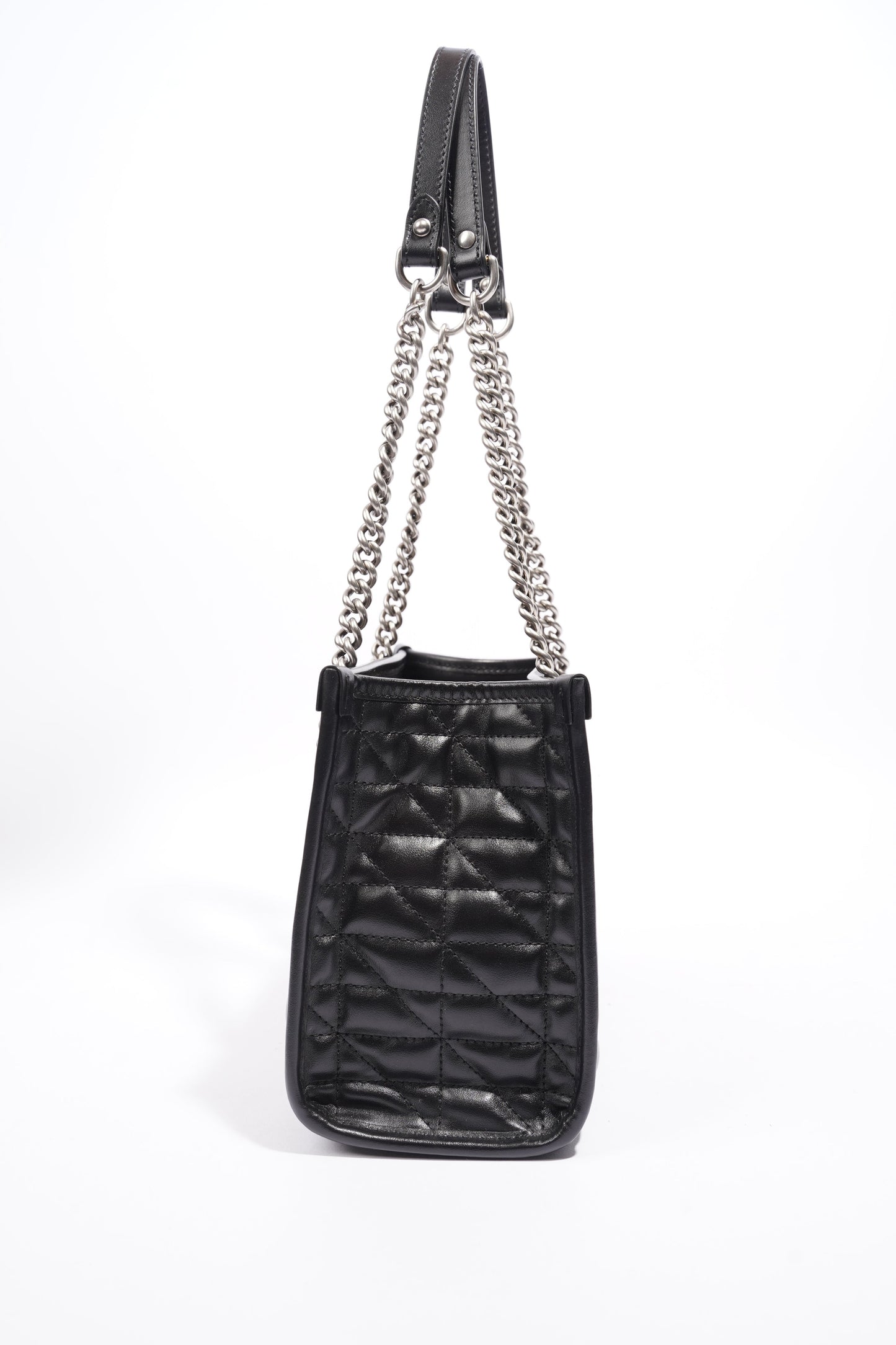 Gucci GG Marmont Medium Tote Black Leather