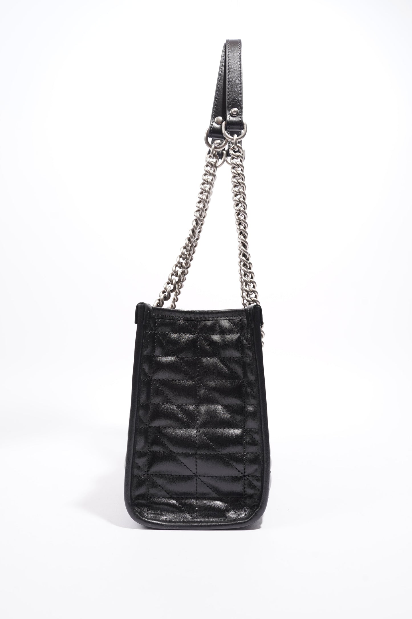 Gucci GG Marmont Medium Tote Black Leather