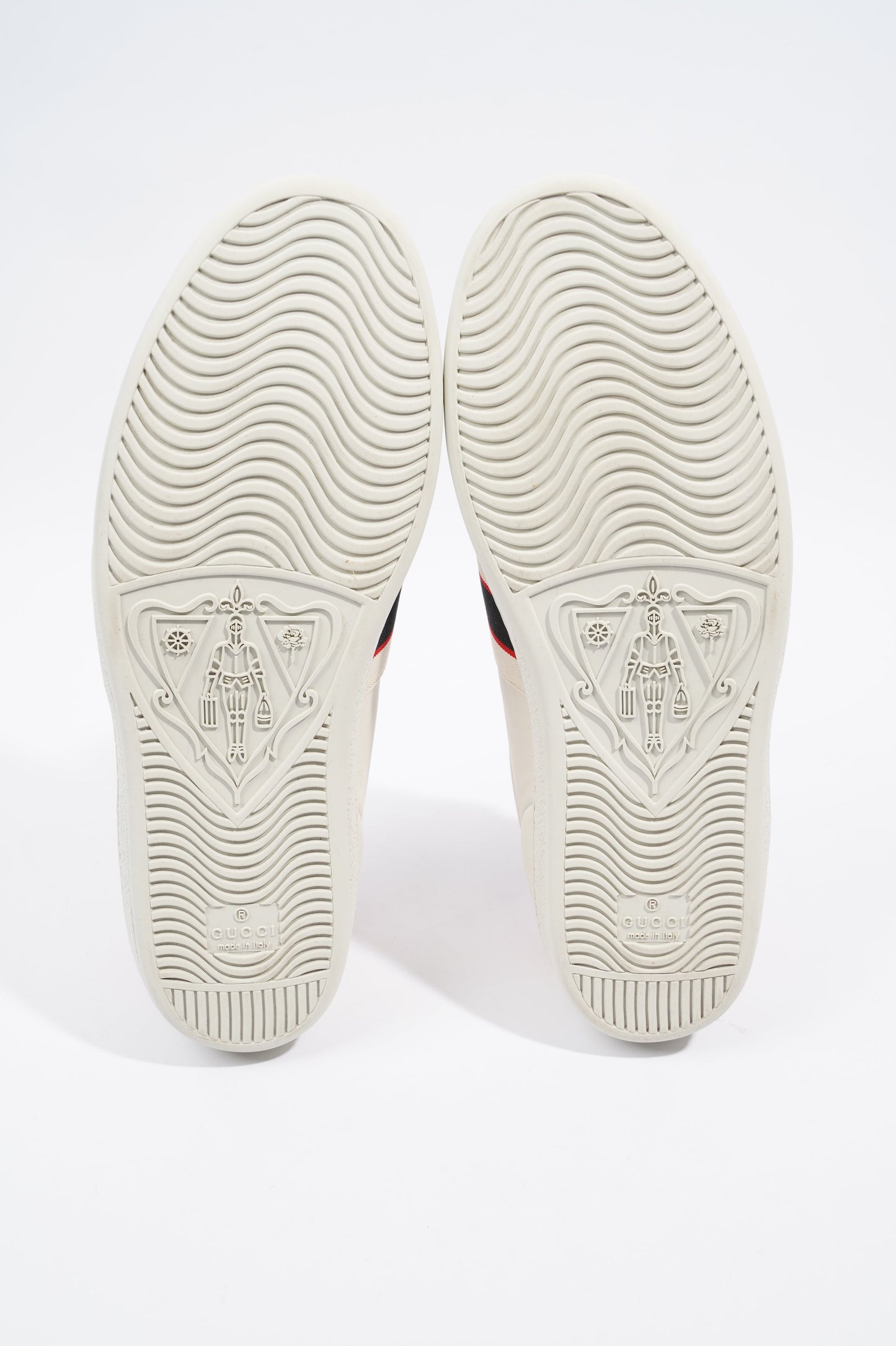 Gucci Ace Stripe Cream / Red Leather EU 39.5 UK 6.5