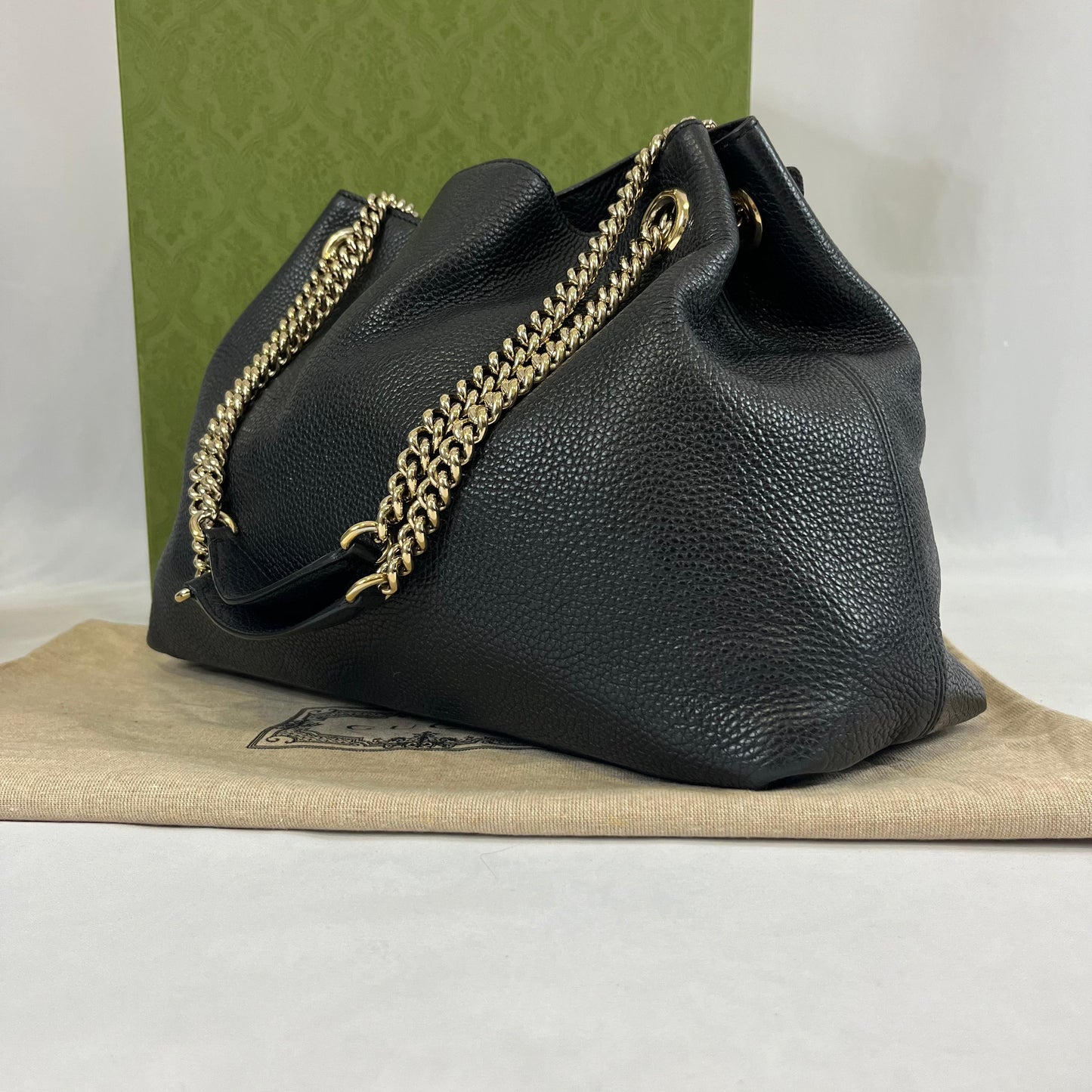 Gucci - Sac Soho cuir grainé