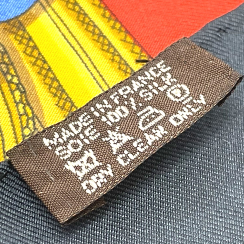 HERMES scarf 100% silk Black x red Carre90 LIBERTE EGALITE FRATERNITE REPUBLIQUE FRANCAISE Women Used