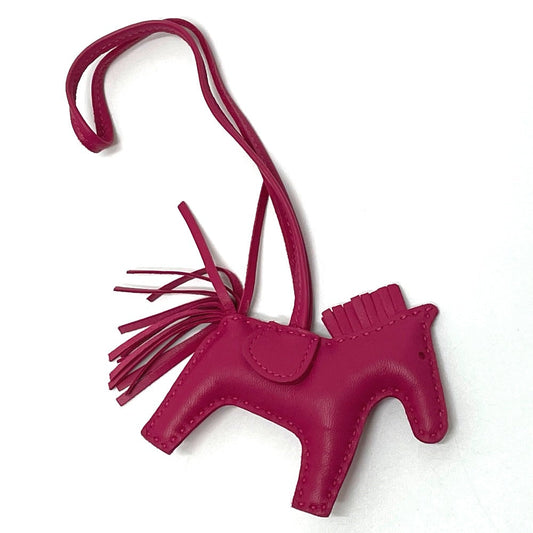 HERMES Bag charm bag bag accessories accessories Horse horse Rodeo PM lambskin purple Women Used