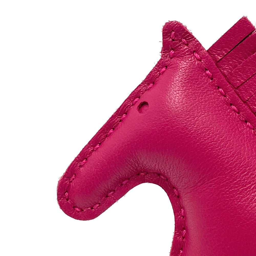 HERMES Bag charm bag bag accessories accessories Horse horse Rodeo PM lambskin purple Women Used