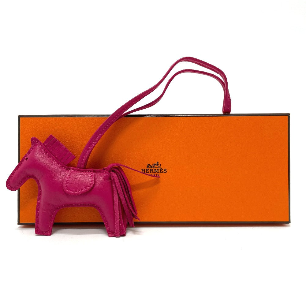 HERMES Bag charm bag bag accessories accessories Horse horse Rodeo PM lambskin purple Women Used