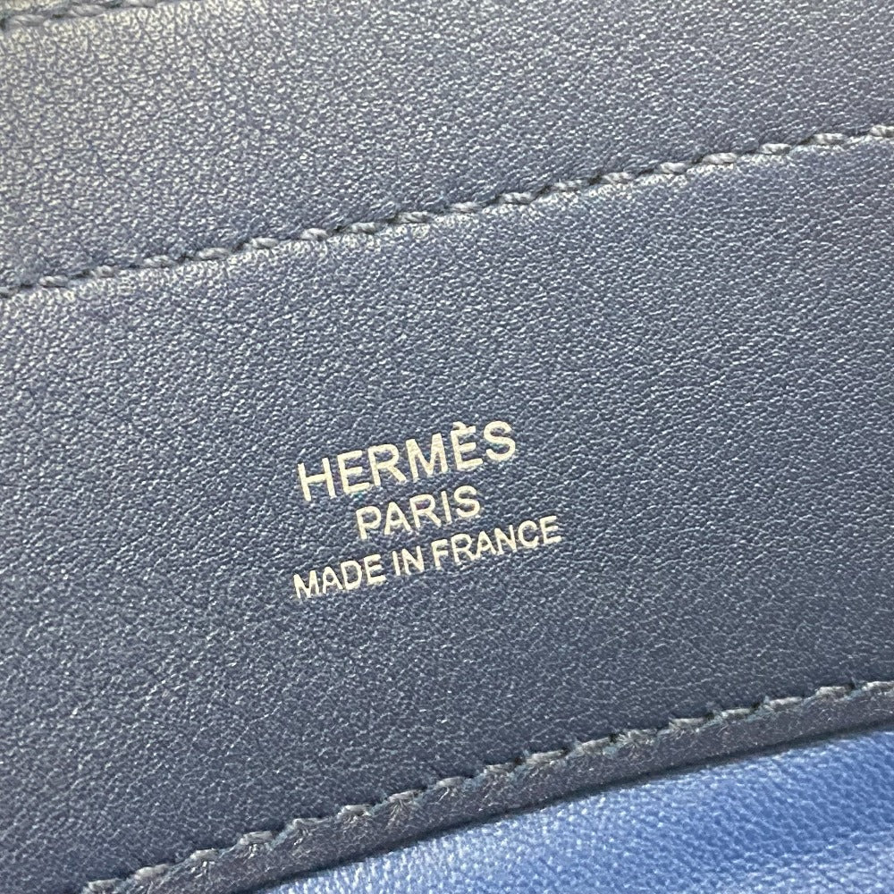 HERMES Shoulder Bag Swift blue leather Arine Mini Women Used