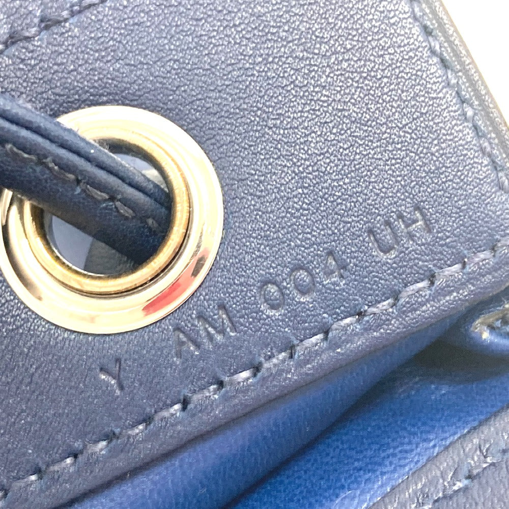 HERMES Shoulder Bag Swift blue leather Arine Mini Women Used
