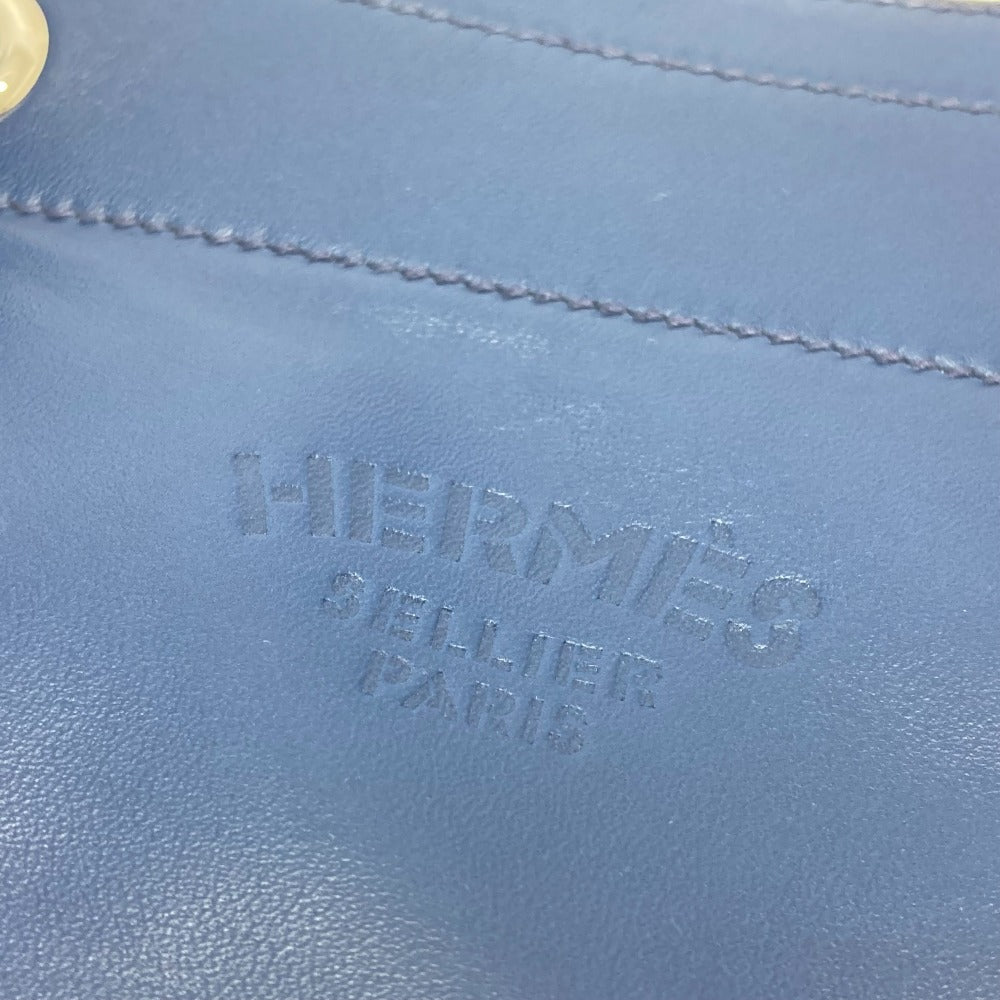 HERMES Shoulder Bag Swift blue leather Arine Mini Women Used