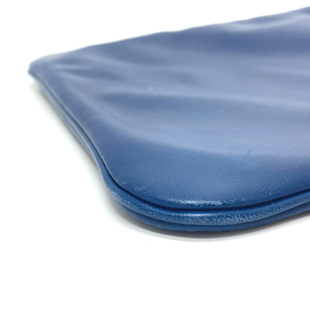HERMES Shoulder Bag Swift blue leather Arine Mini Women Used