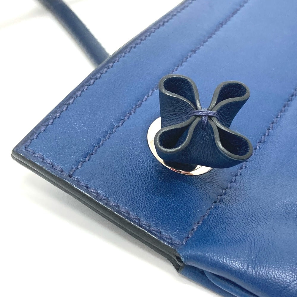 HERMES Shoulder Bag Swift blue leather Arine Mini Women Used