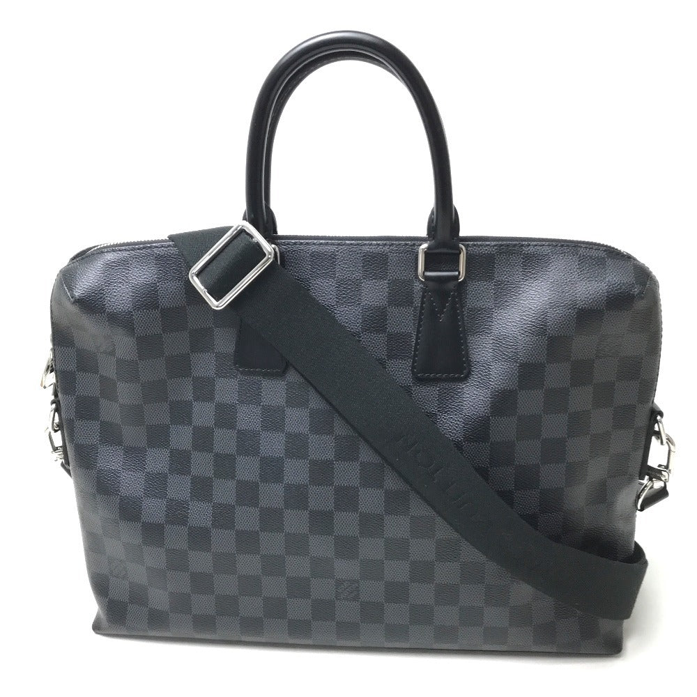 LOUIS VUITTON Business bag N48224 Damier Grafitto Canvas black Damier Graphite Porto Documan Jules