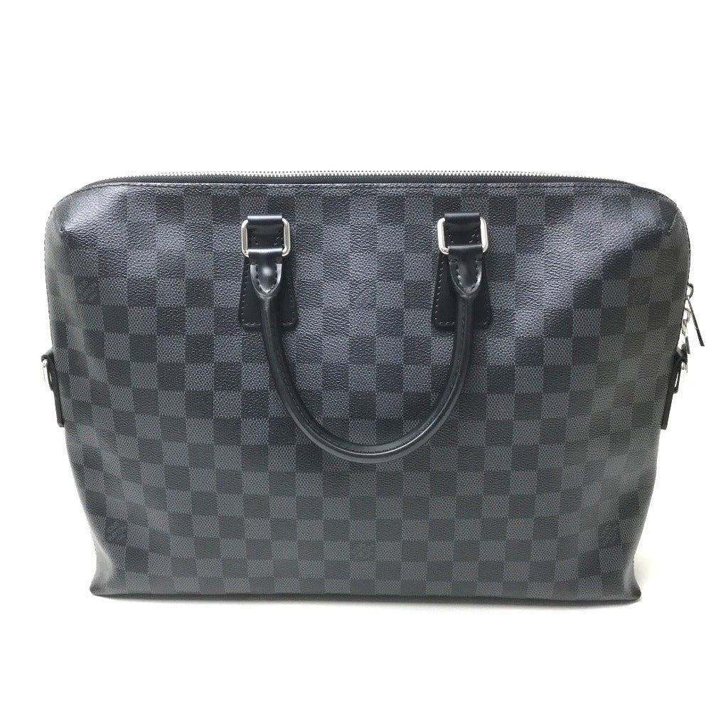 LOUIS VUITTON Business bag N48224 Damier Grafitto Canvas black Damier Graphite Porto Documan Jules